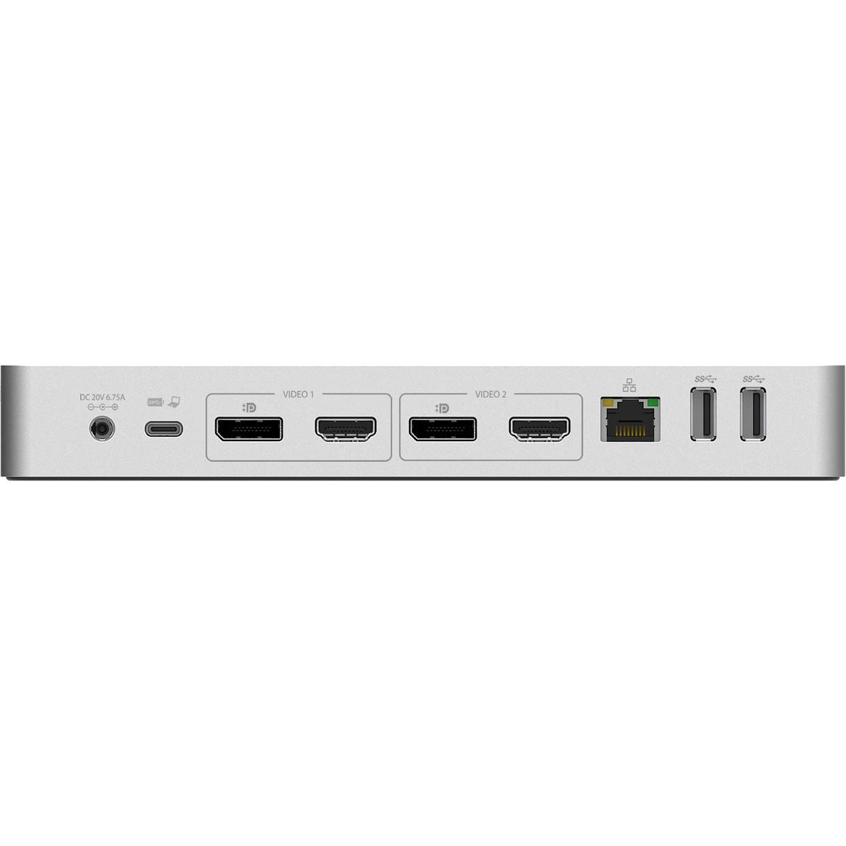 StarTech.com Docking Station Universal para Portátil - Replicador de Puertos Híbrido USB-C/-A - 2x HDMI y DP 4K - PD 60W
