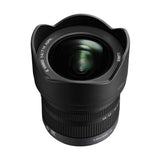 Panasonic LUMIX H-F007014 - Objetivo Gran angular para cámaras de montura M4/3 (Focal 7-14 mm, F4, lentes asféricas, MEGA O.I.S), negro