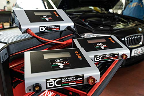 BC X-Pro 60 - Cargador de Taller de 60 A, 12 V y estabilizador de Voltaje con Apagado automático