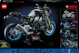 LEGO 42159 Technic Yamaha MT-10 SP, Kit de Maqueta de Moto para Adultos, Reproducción Auténtica con Motor de 4 Cilindros, Dirección Funcional y App AR, Vehículo Regalo para Hombres y Mujeres