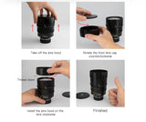 TTArtisan Lente de Cuerpo de Metal de 90 mm F/1.25 Compatible con Montura Fuji GFX - Negro