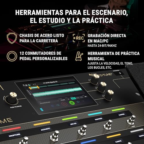 HeadRush Prime - Pedal Multiefectos Guitarra y Voz, Procesador de Modelado con Amp Cloner, Antares Auto-Tune, WiFi, Pantalla Táctil, Looper y Bluetooth