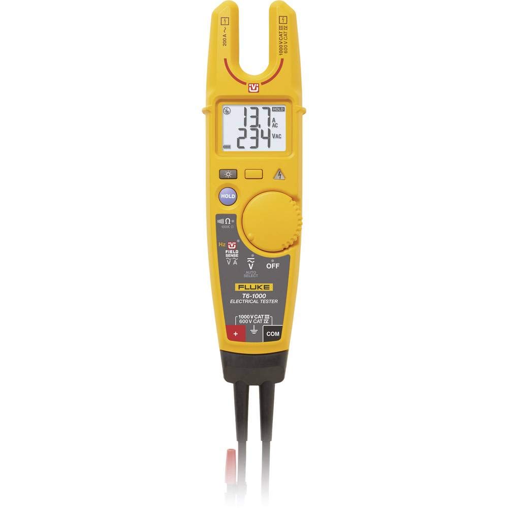 Comprobador eléctrico T6-1000, Yellow, Gray, Red