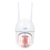 PNI Kit de 4 Piezas IP440 WiFi PTZ cámara de videovigilancia inalámbrica, 4MP, Zoom Digital, Ranura Micro SD, autónoma, Alarma de detección de Movimiento, Seguimiento de Movimiento