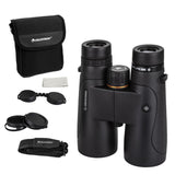 Celestron 72325 Nature DX 10x50: prismáticos para Exteriores y para observar Aves, con Revestimiento múltiple Completo y prismas BaK-4, Carcasa revestida de Goma Resistente al Agua y el vaho