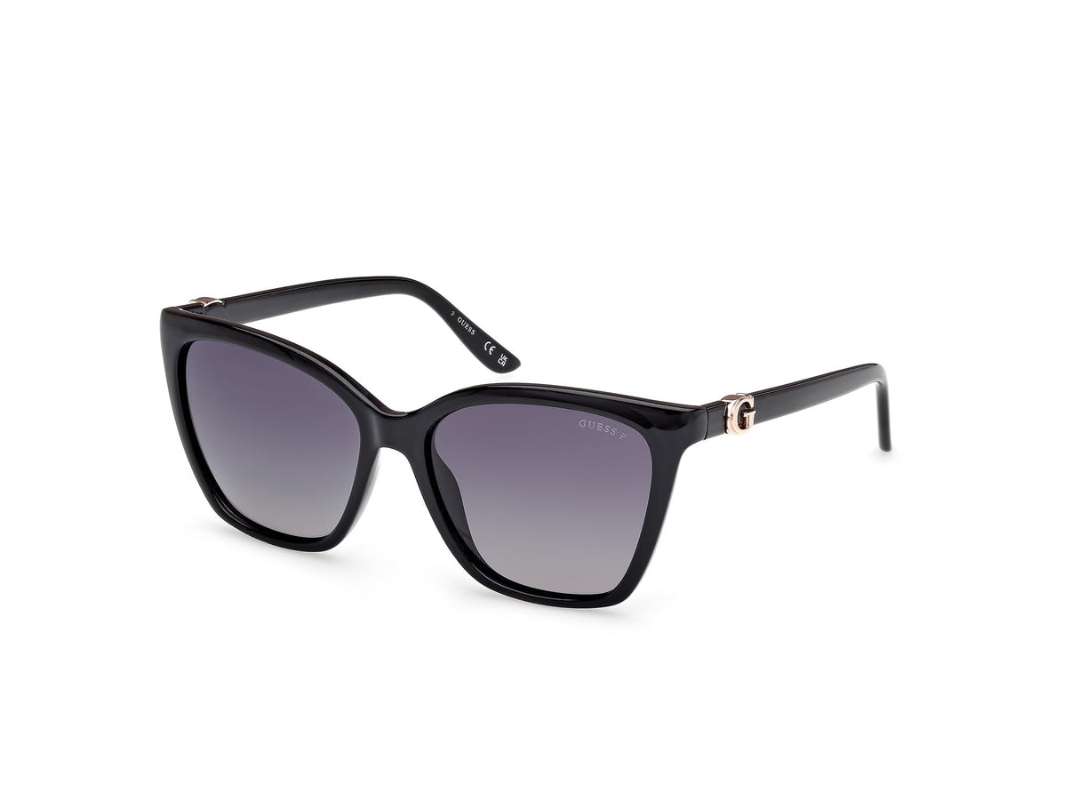Guess Gu00191 Gafas, 01d Shiny Black, 56/16/140 para Mujer