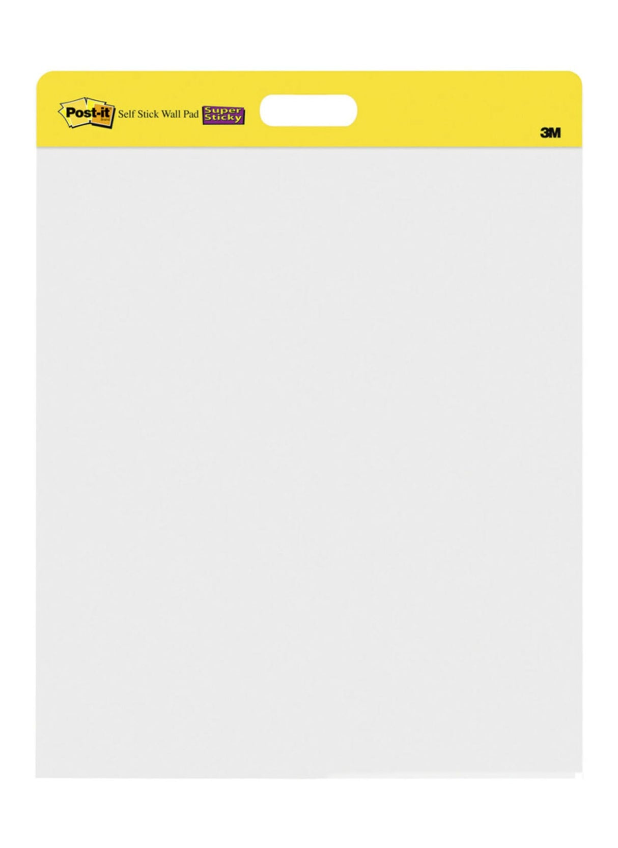 Post-it Super Sticky Bloc De Pared 566, Blanco, 58.4 cm x 50.8 cm, 20 Hojas/Bloc, 2 Blocs/Paquete, 100% PEFC, SGSCH-PEFC-COC-110078