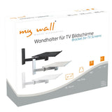 My Wall H20L - Soporte de pared para televisores de hasta 21" (carga máxima 35 kg, se puede girar e inclinar), color negro