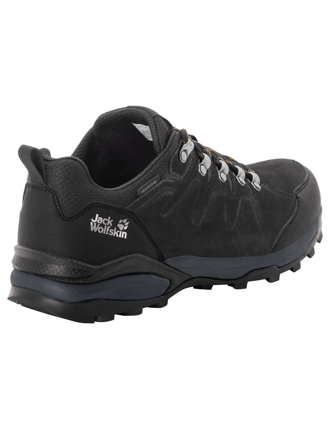 Jack Wolfskin Refugio Texapore Low M, Zapatillas, Hombre, Phantom Burly Yellow Xt Cuchillo, 47.5 EU