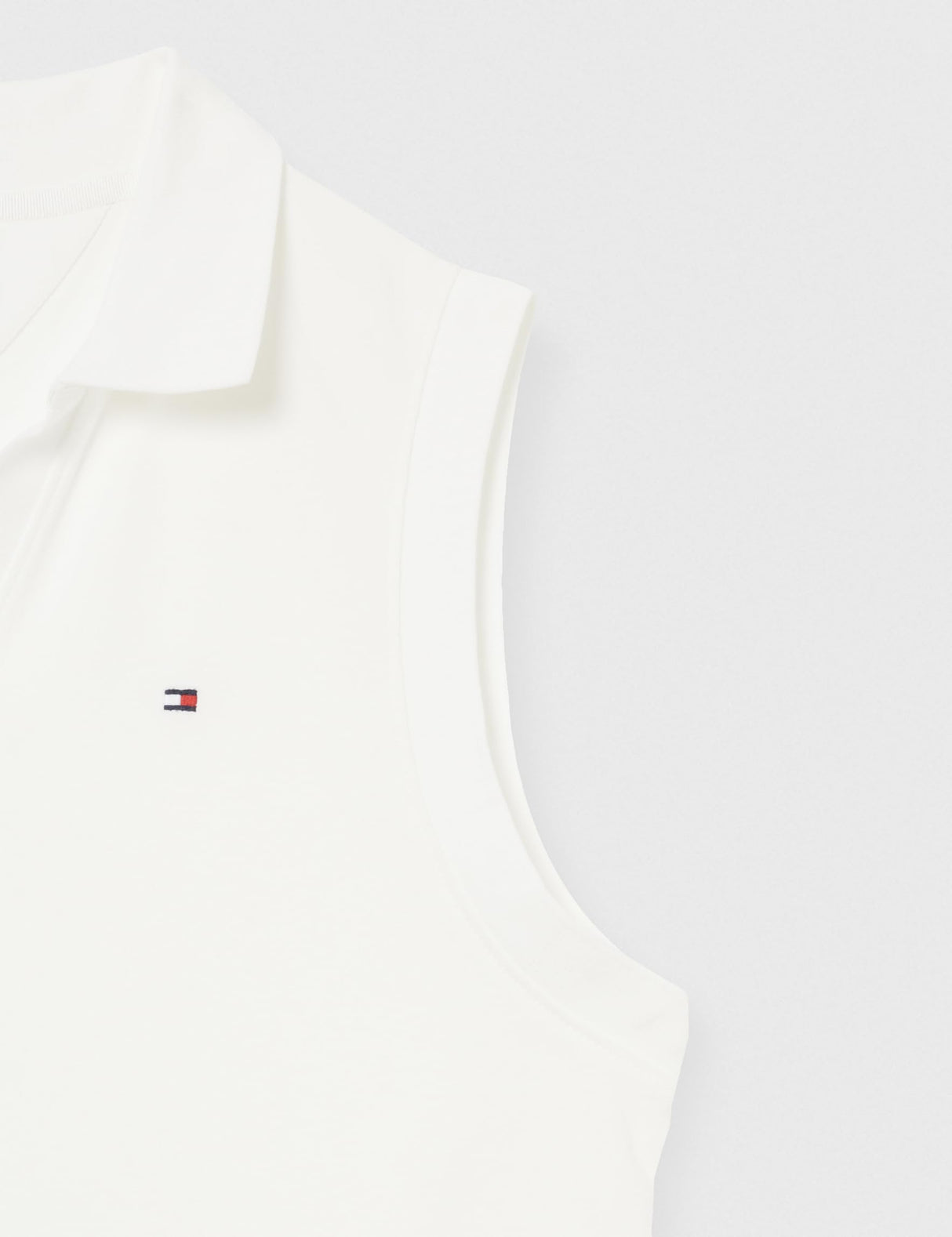 Tommy Hilfiger Vestido Polo para Mujer, Blanco (TH Optic White), XL