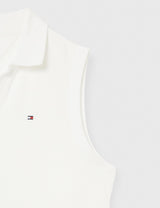 Tommy Hilfiger Vestido Polo para Mujer, Blanco (TH Optic White), XL