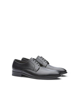 Lottusse L5881, Zapatos de Cordones Derby Hombre, Negro (Slimer Negro 000), 45 EU