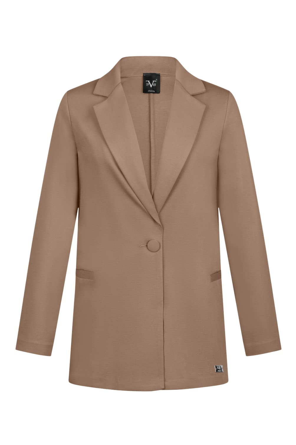 19V69 ITALIA Zoe Brown Blazer, marrón, L Mujeres