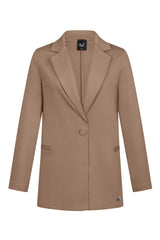 19V69 ITALIA Zoe Brown Blazer, marrón, L Mujeres