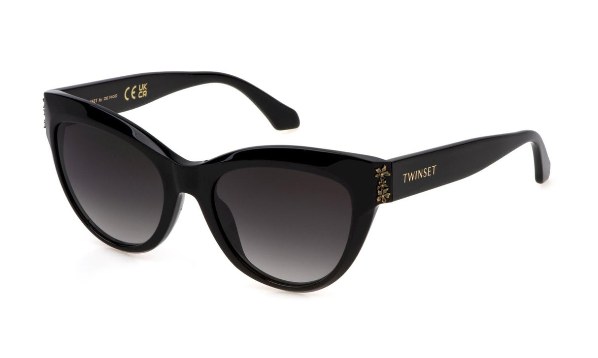 TWINSET STW057V Gafas, Shiny Black, 54 para Mujer