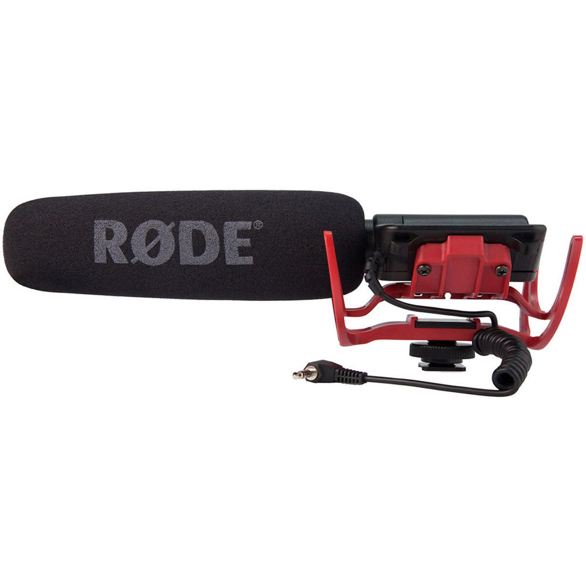 RØDE VideoMic Rycote Micrófono de cañón de para cámara RØDE VideoMic con filtro paso alto y atenuador para grabación cinematográfica, creación de contenido y grabación en exteriores