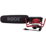 RØDE VideoMic Rycote Micrófono de cañón de para cámara RØDE VideoMic con filtro paso alto y atenuador para grabación cinematográfica, creación de contenido y grabación en exteriores