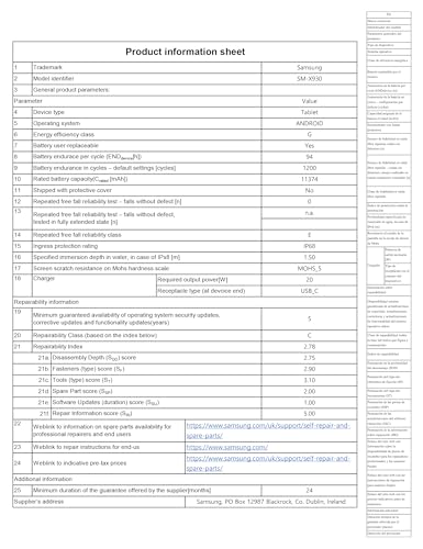 Samsung Galaxy Tab S11 256GB 5G, Tablet con IA, Ligera, Dex, 12 GB de Memoria, Batería de Larga Duración, Garantía Fabricante 3 Años + 1 Año Extra, Gris (Versión Española)