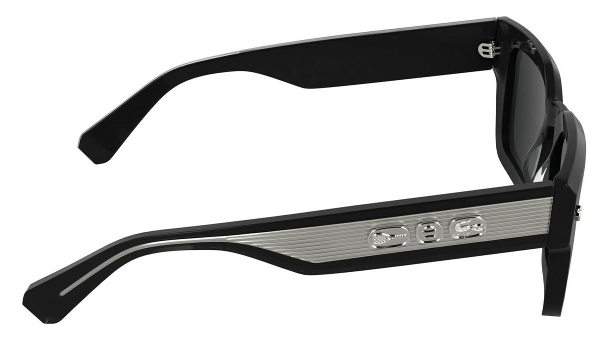 Lacoste Unisex Adult Sunglasses L6071S - Black with Solid Grey Lens
