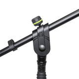 Gravity MS 4221 B - Pie de micrófono corto con trípode y brazo jirafa de 2 puntos de ajuste