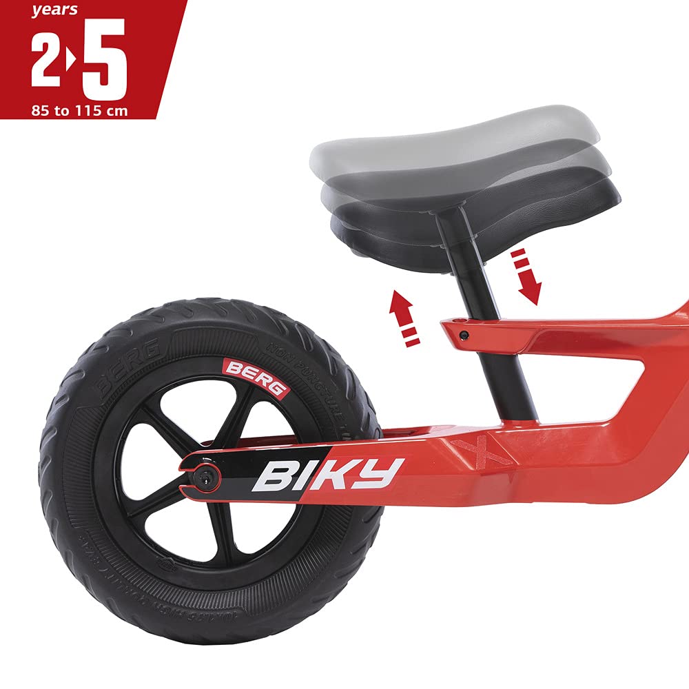 Berg Biky Red Balance Lightweight Toddler Easy To Use Mini Bike-Ages 2-5 Laufrad Impulsor, Color Rojo, Talla única (24.75.11.00)