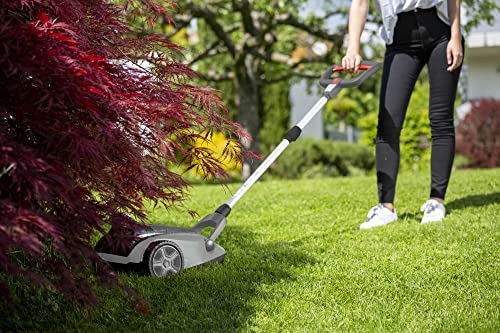 IKRA cortacésped a batería ICHM 20 con función trituradora, para céspedes pequeños de hasta 50 m², incl. 2 baterías, cargador & cuchilla de repuesto