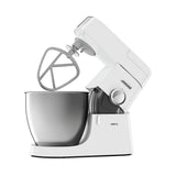 Kenwood Chef XL Amasadora planetaria KVL4100W, 3 ganchos y batidores para amasar, montar y mezclar, cuenco de 6,7 L, lavable en lavavajillas, motor de 1200 W, color blanco