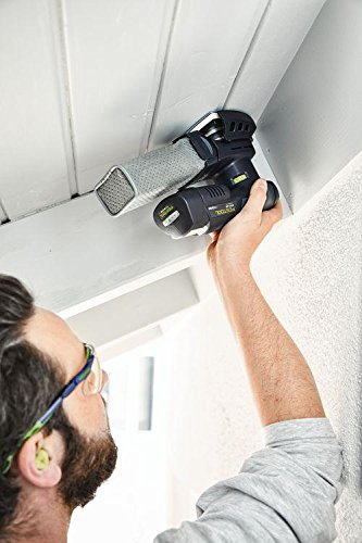 Festool Lijadora delta inalámbrica DTSC 400 3,0 I-Set (con baterías BP 18 Li 3,0, cargador rápido, adaptador de red (incluye cable de alimentación Plug IT), zapata, protector, bolsa de recogida de