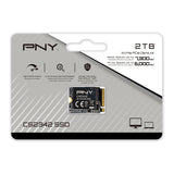 PNY CS2342 M.2 2230 2TB NVMe Gen4 x4 SSD - hasta 7.300 MB/s de Lectura y 6.000 MB/s de Escritura - M230CS2342-2TB-TB