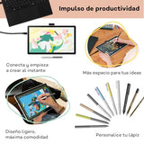 Wacom One 14 Tableta gráfica con Pantalla – 14″ Full HD con lápiz sin batería, Pantalla antirreflejo & Software Incluido – Compatible con Windows, macOS & ChromeOS