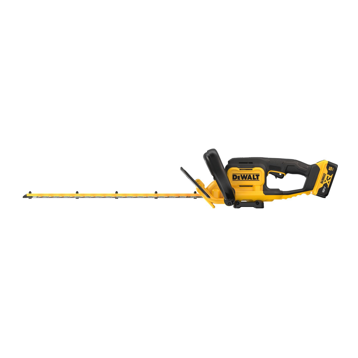 DEWALT Cortasetos XR 18V 55 cm 25 mm con batería de 5Ah incluida, DCMHT564P1-QW