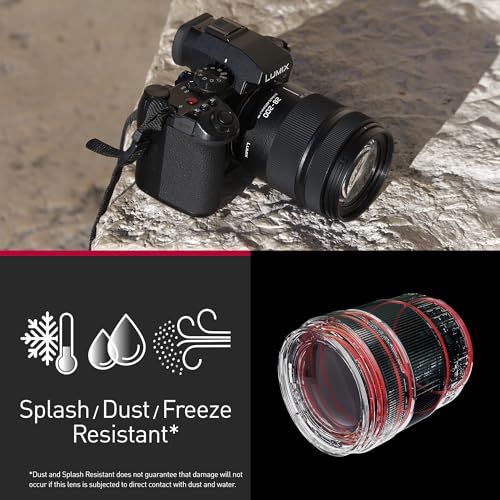 Panasonic Lumix S-R28200E 28-299mm F4.0-7.1 Lente Macro OIS, Lente de Fotograma Completo, Lente Zoom Ancho y Largo, IS 2 Dual, Resistente Al Polvo/Salpicaduras/Congelación, Ideal para Vídeo 4K, Negro