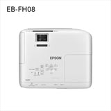 Proyector EB-FH08 Full HD con lámpara, 2 puertos HDMI, impresionantes tamaños de imagen sobre pantallas de hasta 337″ y 3600 lúmenes de luminosidad