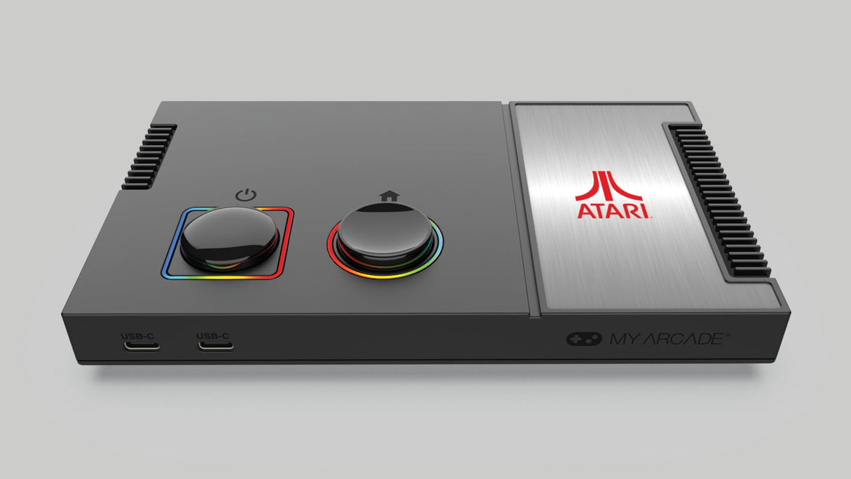 My Arcade Atari GAMESTATION Pro Noir, Gris Black
