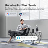 Ultenic MC1 Robot Aspirador y fregasuelos con Mopa Giratoria Doble, Funciones Automáticas: Vaciado, Lavado, Secado, Limpieza de la Base, Navegación LIDAR, 200 min, 5000Pa, WiFi/App/Alexa/Siri/IFTTT