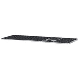 Apple Teclado Magic Keyboard con Touch ID y Teclado numérico: Recargable, con conexión Bluetooth y Compatible con Ordenadores Mac con Chip de Apple; Ucraniano, Teclas Blancas