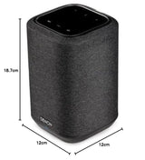 DENON Home 150, Altavoz multiroom con Sistema HEOS Integrado y Control por Voz, Amazon Alexa, Google Assistant, Apple Siri, Color Negro
