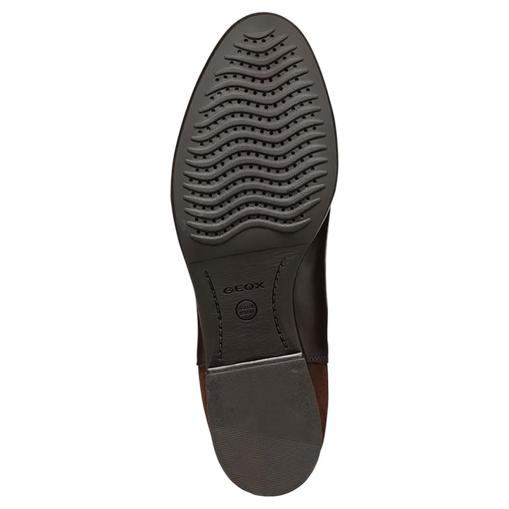 Geox D Felicity B, Bota de Tobillo Mujer, marrón Oscuro, 41 EU