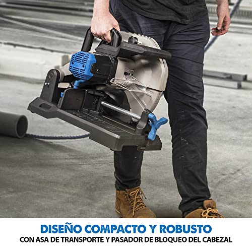 Evolution Sierra tronzadora industrial para acero de 355 mm S355CPS de Evolution: acabado que se puede trabajar al instante, sin calor, rebabas ni chispas. Incluye hoja para acero dulce