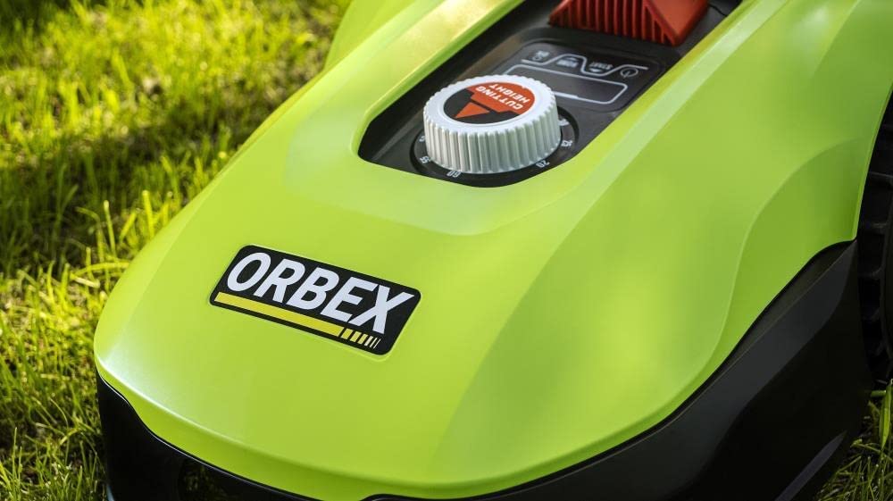 Orbex Cortacésped robótico S900G/Cortacésped de batería autopropulsado/Conexión Bluetooth y WiFi/con Sensor de Lluvia, Sensor de elevación y Sensor de inclinación/Área de césped 900 m²