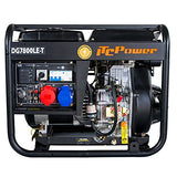 ITCPower IT-DG7800LET Generador Diesel (Full Power), negro