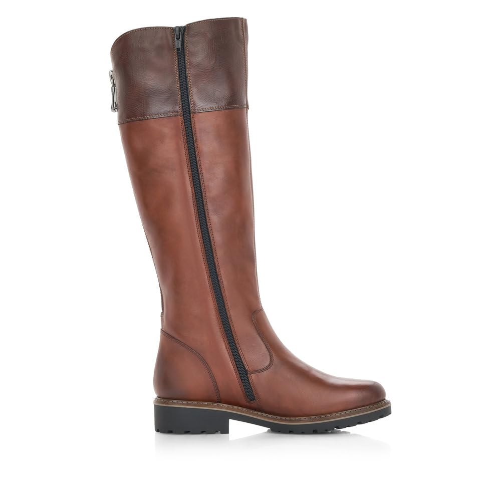 Remonte R6581, Botas Altas Mujer, Chestnut/Brasil 22, 44 EU