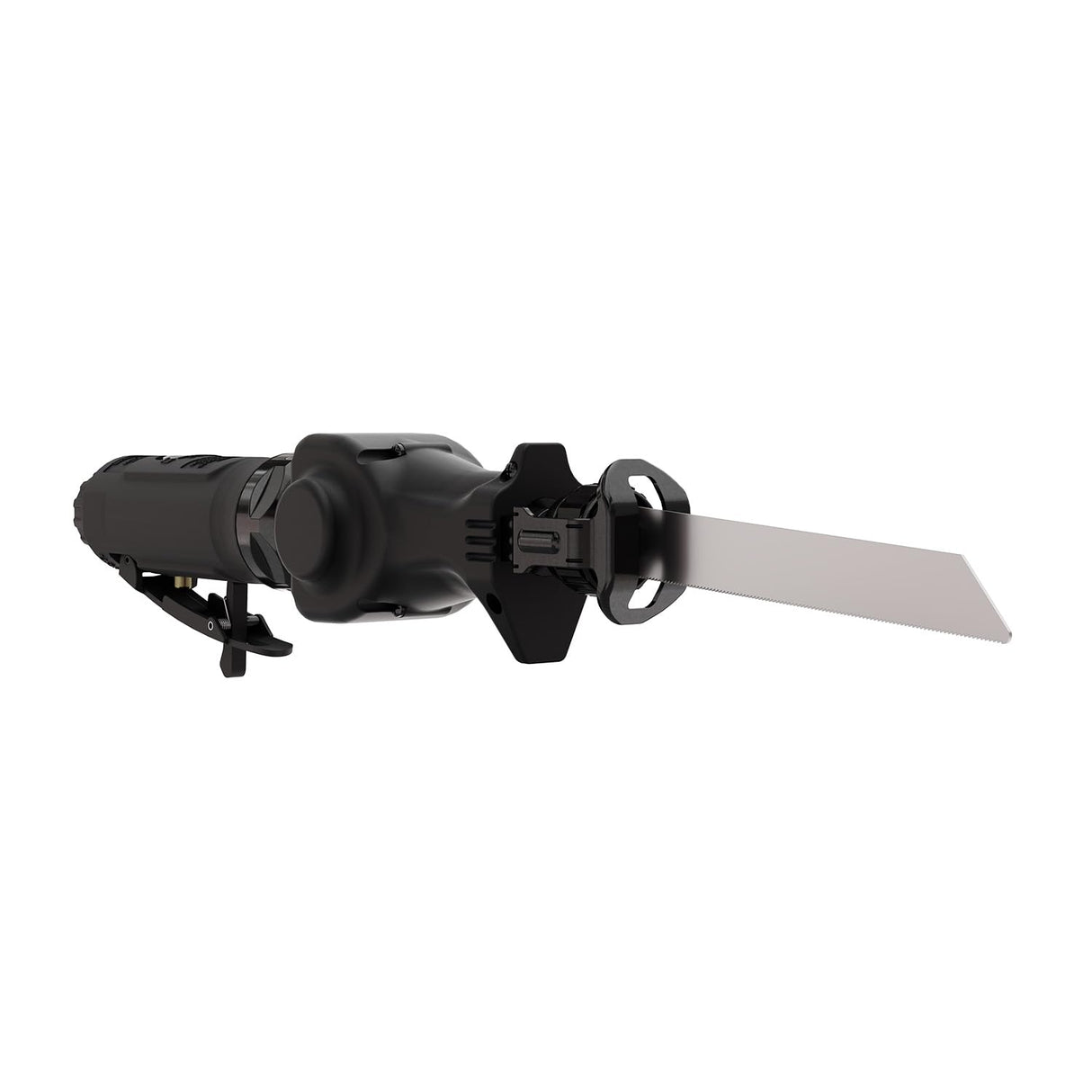 Rodcraft RC6070 - Sierra de aire comprimido (engranaje, hasta 4600 golpes por minuto, 10 mm, incluye 4 hojas de sierra diferentes)