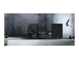 Panasonic SC-PMX90 -Microcadena Con Altavoces de Bambú- (Hi- Fi, Sonido Hogar, 14 cm Woofer, 1.9 cm Silk Dome Tweeter, 1.5 cm Piezo Twitter, Bluetooth, USB Dual, Radio FM, AUX 3.5 mm)- Negro