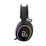 NEWSKILL Aton Black | Auriculares Gaming Inalámbricos | 2.4Ghz | Bluetooth 5.0