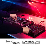 SoundSwitch Control One - Controlador de iluminación DMX DJ profesional con 3 meses de acceso al software SoundSwitch y soporte para Phillips Hue