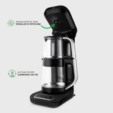 Karaca Caysever Robotea Pro - Cafetera y té automática, 4 en 1, de vidrio hablando