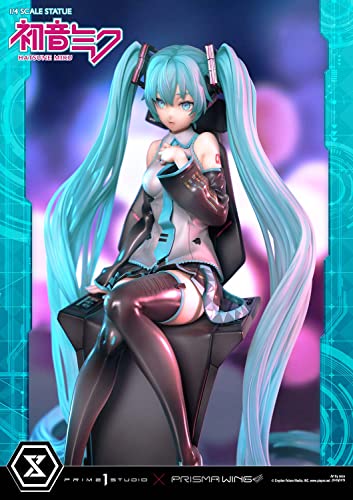 Prime 1 Studio Hatsune Miku - Figura Decorativa (PVC, 1/4 Hatsune Miku Art by Neco, 34 cm)