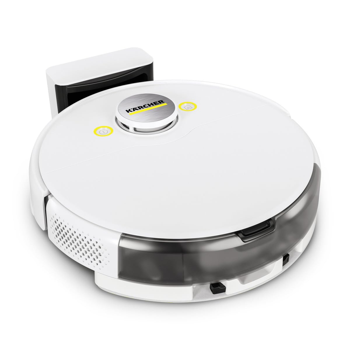 Karcher, Robot Aspirador RCV 5, App, Navegación LiDAR, Láser Dual e IA, Cartografía, Reconocimiento del Entorno, 5000 Pa, Autonomía de 120 min, para Suelos Duros y alfombras, Blanco
