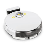 Karcher, Robot Aspirador RCV 5, App, Navegación LiDAR, Láser Dual e IA, Cartografía, Reconocimiento del Entorno, 5000 Pa, Autonomía de 120 min, para Suelos Duros y alfombras, Blanco